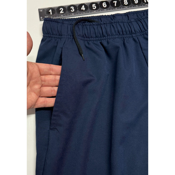 Nike Sweatpants Mens Large Blue Dri Fit Training Elastic Waist Measures 29X30 - Picture 7 of 11